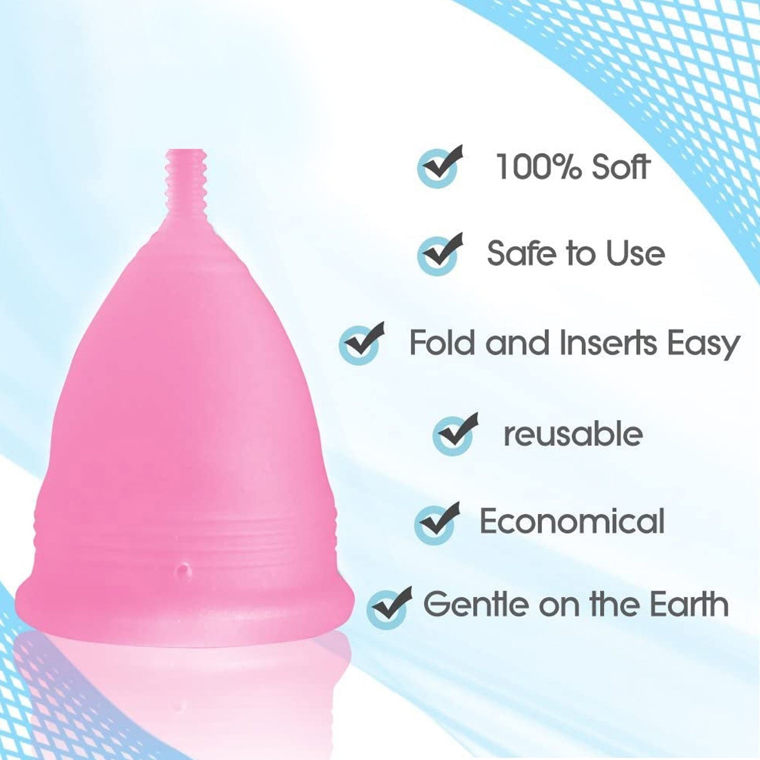 6112A Reusable Menstrual Cup used by womens and girls during the time of their menstrual cycle freeshipping - DeoDap 6112A Reusable Menstrual Cup used by womens and girls during the time of their menstrual cycle freeshipping - DeoDap